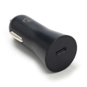Auto snellader - 1x USB C  - zwart