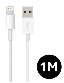 Oplaadkabel  - USB-A naar Lightning - 1m - Wit
