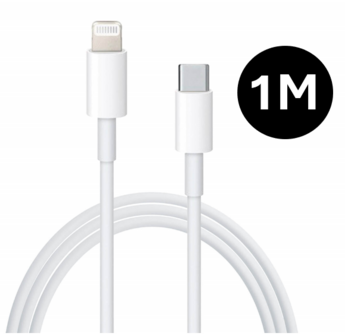 Oplaadkabel - USB-C naar Lightning - 1m- Wit
