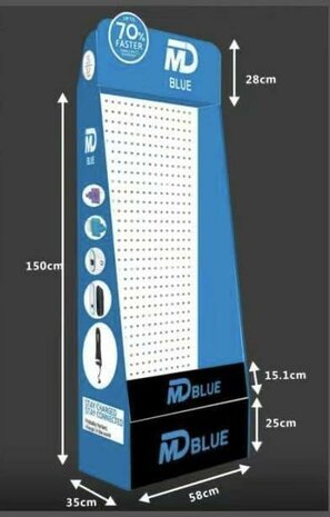 Toren display telefoonaccessoires (gevuld) 